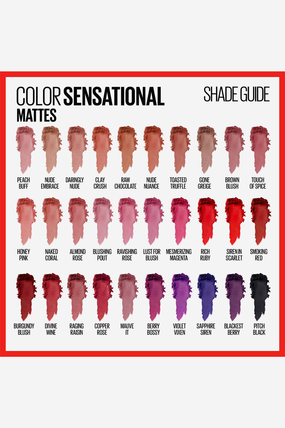 Labial Maybelline NY Color Sensational Matte Mesmerizing Magenta ...