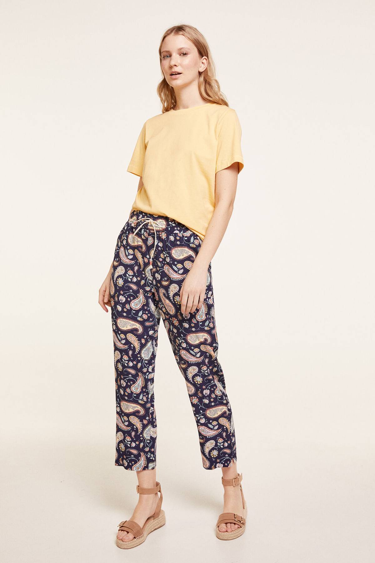 Springfield Pantaloncini, Blu Medio, 48 Donna