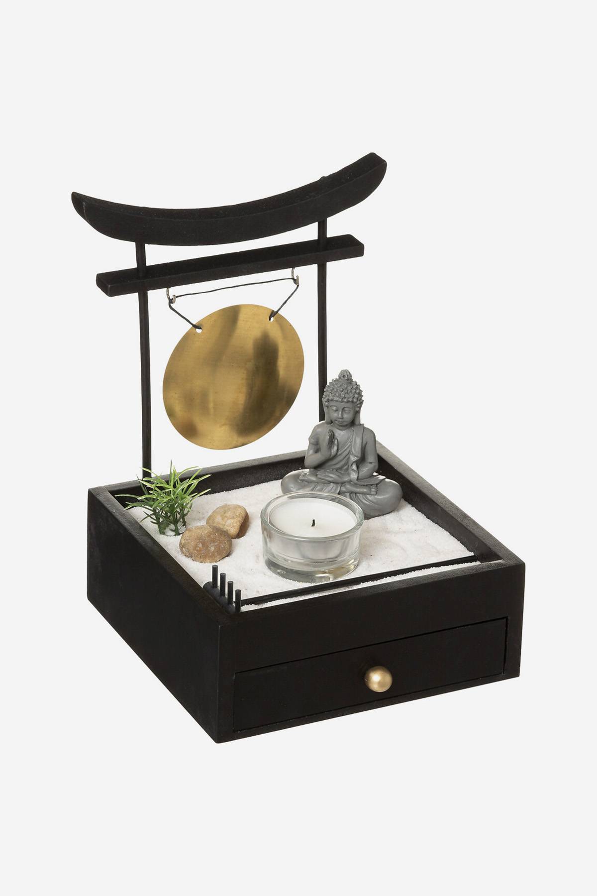 Buda Grande 4 Jardines Zen, Budas, Piedras, Arena, Inciensos Y Portavelas 885057