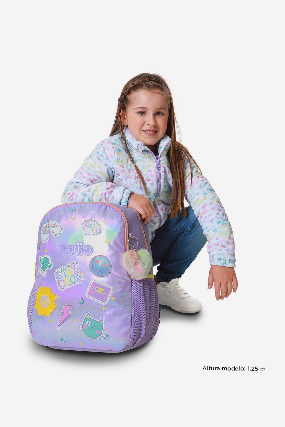 TOTTO Zaino Scuola Con Ruote Grandi Emoji, Formato Grande, Design Semplice E Funzionale, Per Bambini - 3