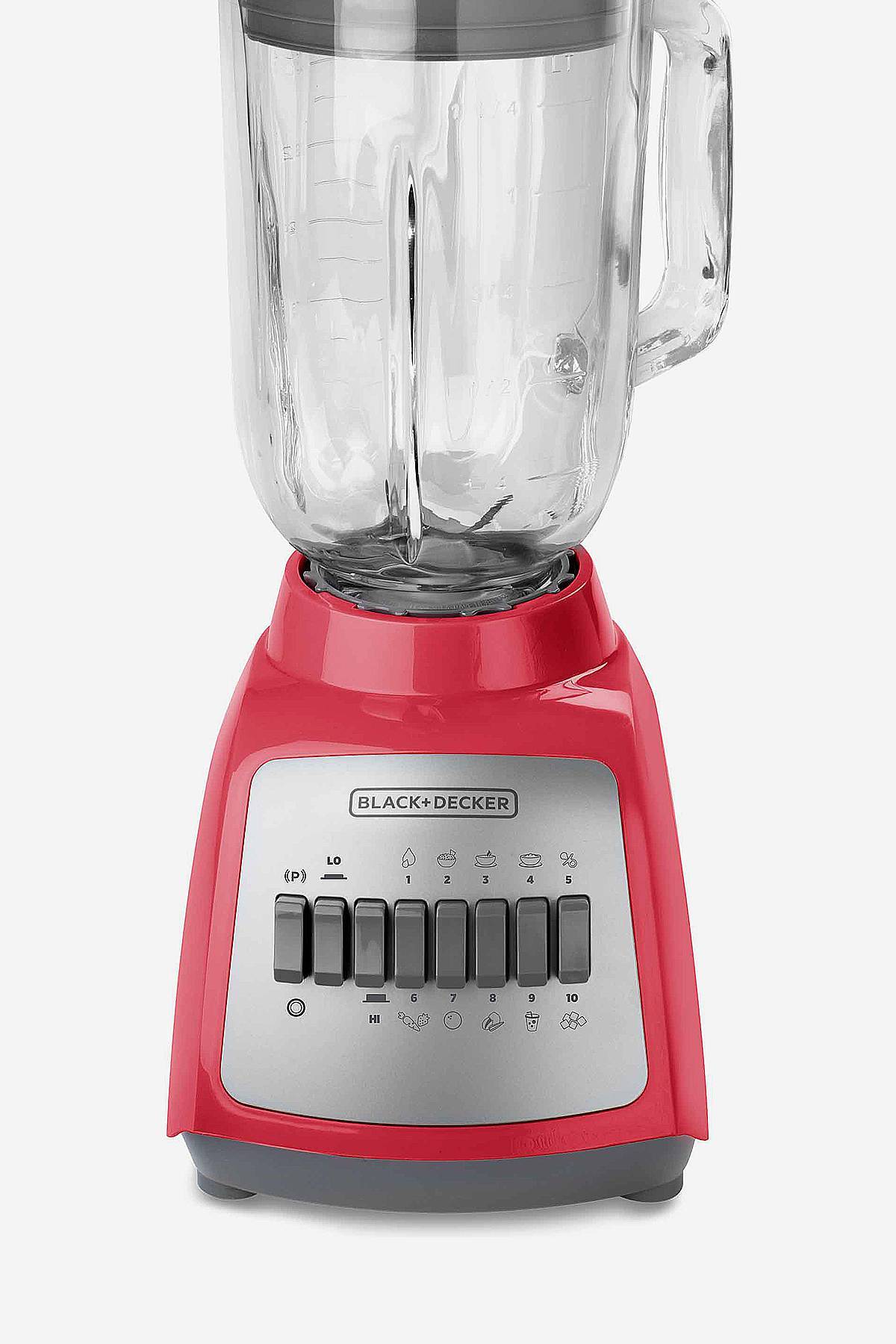 Licuadora Black Decker 550 watts Roja 1.25 Litros De Prati Tienda Online