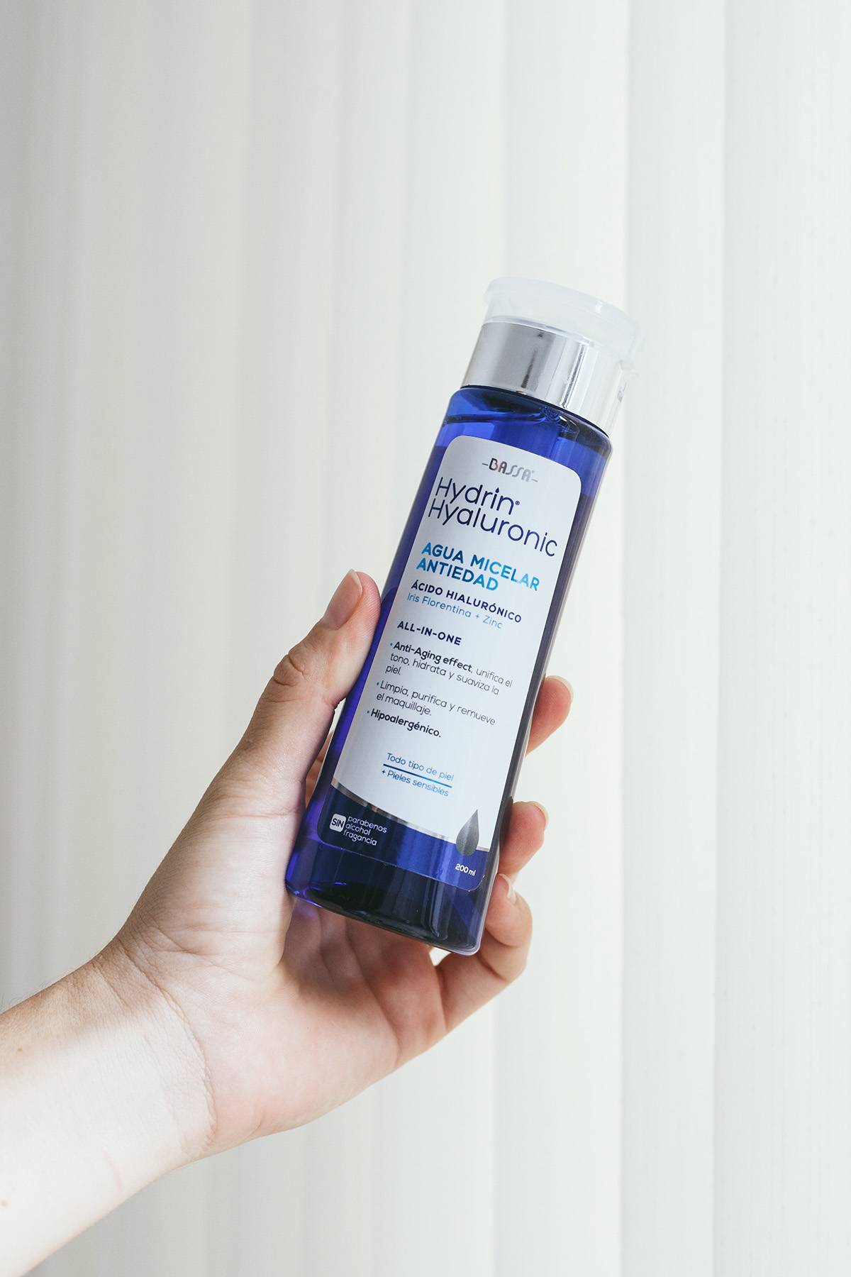 Agua Micelar Antiedad Hydrin Hyaluronic Bassa 200ml | Deprati Tienda Online