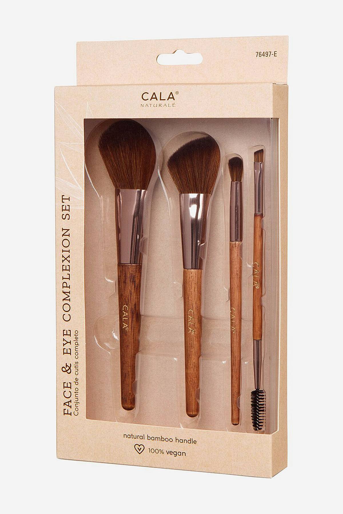 Set de Brochas Bamboo Naturals Cala Products X4 De Prati Tienda