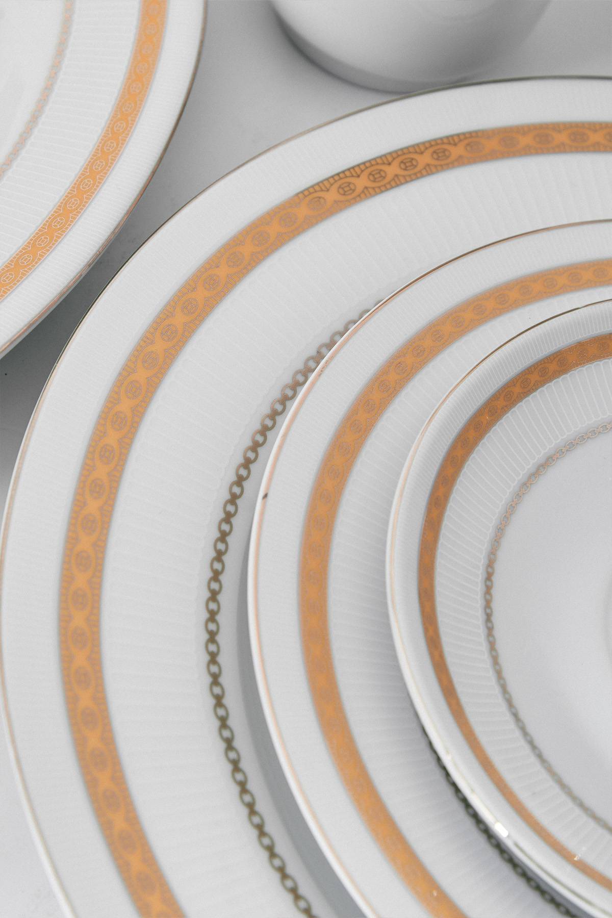 Gold Vajilla Royal Set De Vajilla De Porcelana Royale Oro X47