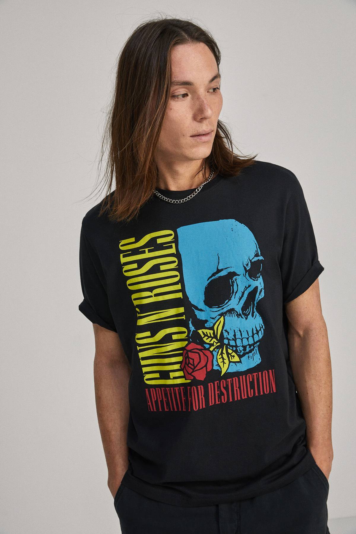 SPRINGFIELD 7.t.a.Camiseta Estructura Botón Rayas Canottiera, Multicolore, XS Donna