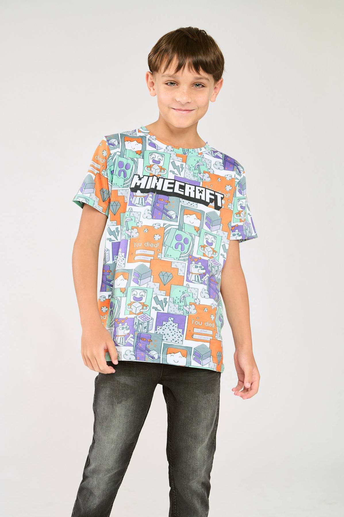 Camiseta minecraft niño online c&a