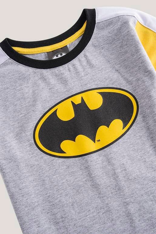 Camiseta con Cortes y Logo Estampado Batman De Prati Tienda Online