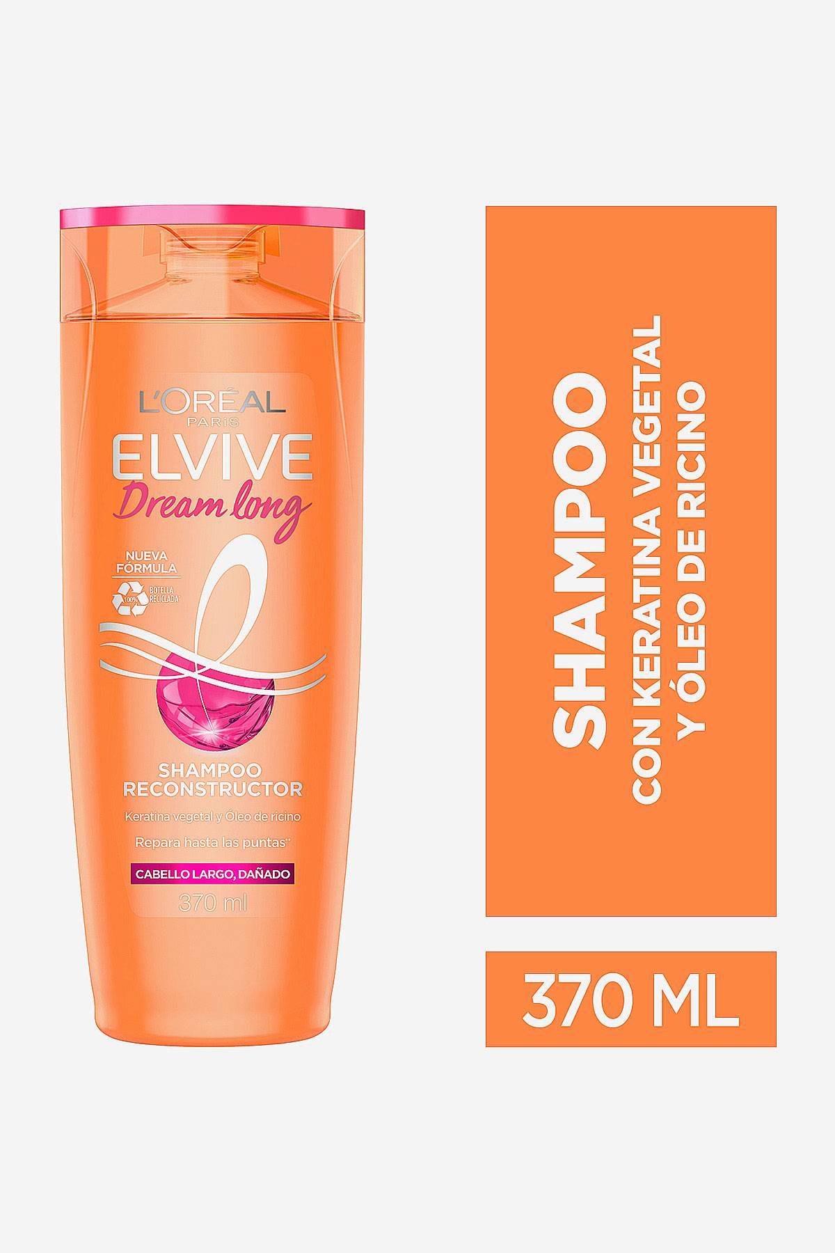 Shampoo Elvive Dream Long L'Oréal Paris 370 ml De Prati Tienda Online