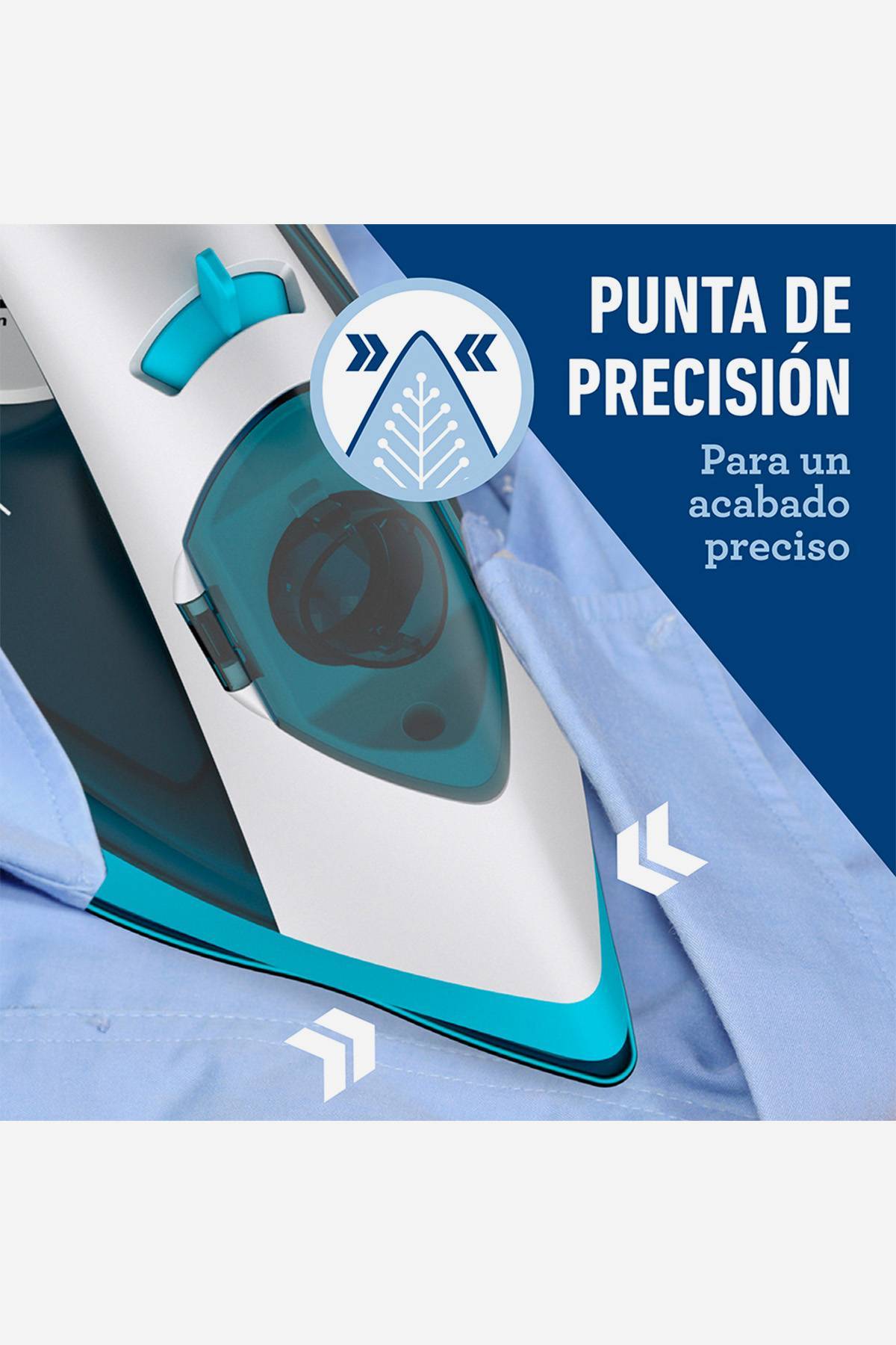 Plancha Ropa Seco Antiadherente 1200w Rocío Con Spray Wemir Celeste | Cuotas sin interés