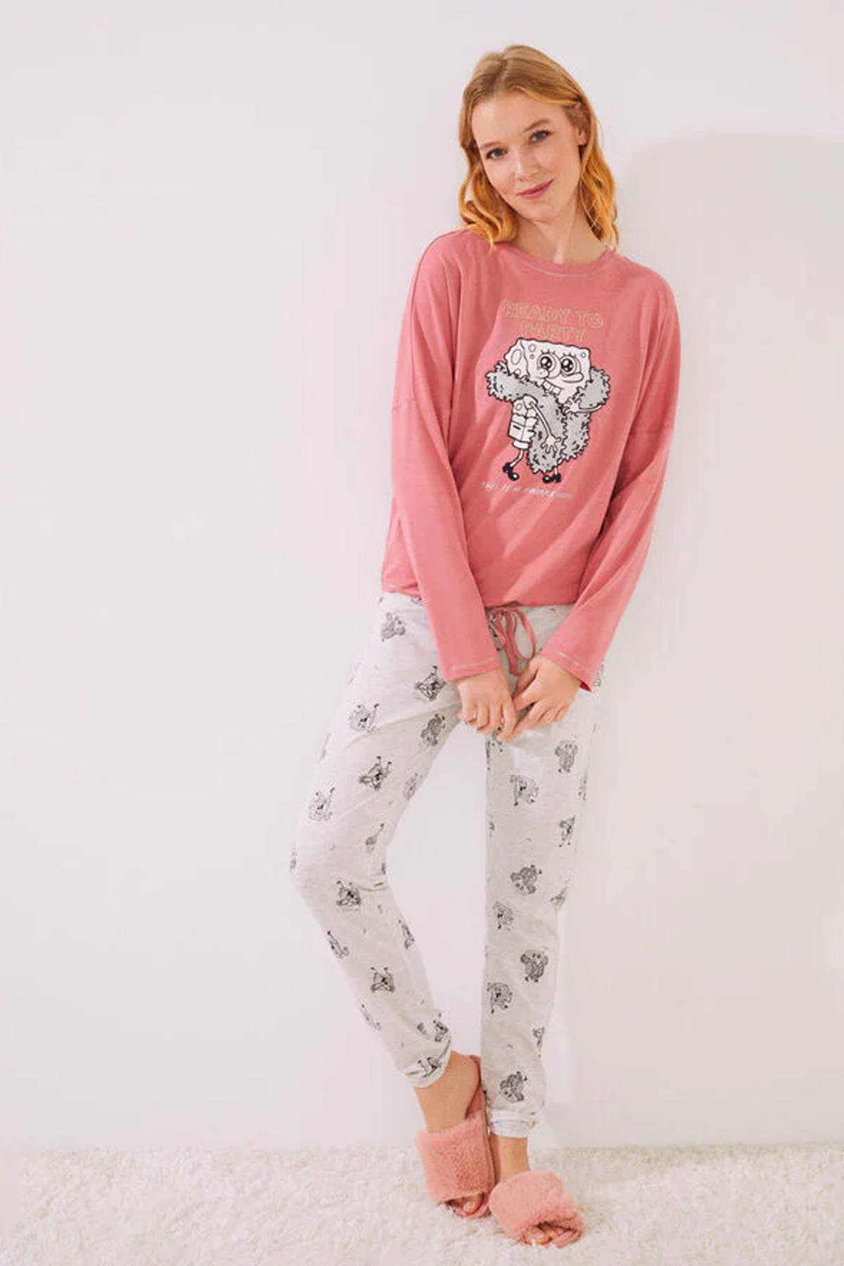 Pijama Camiseta + Pantalón Bob Esponja Women'Secret | De Prati Tienda ...