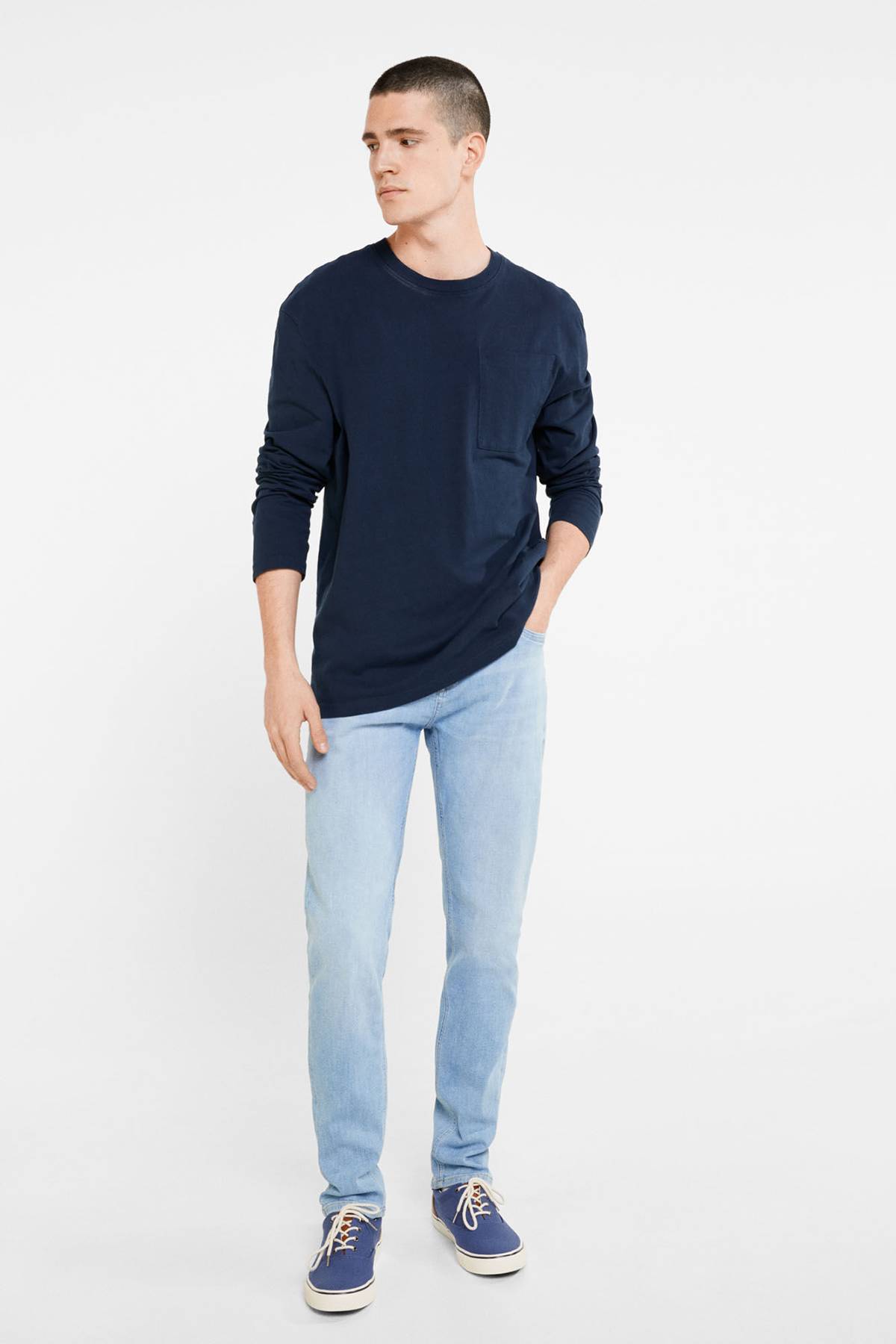 Short-sleeve straight cut shirt with notched collar | Hermès UK