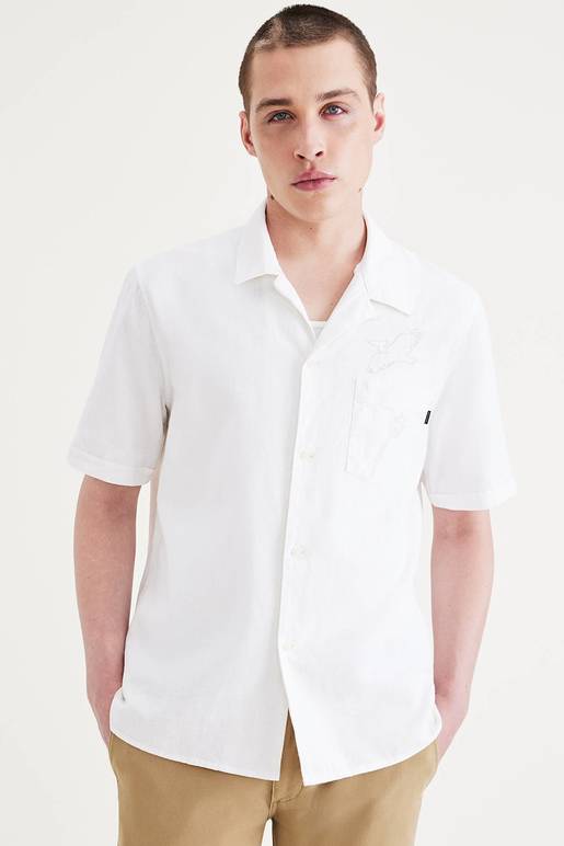 Camisa cheap blanca dockers