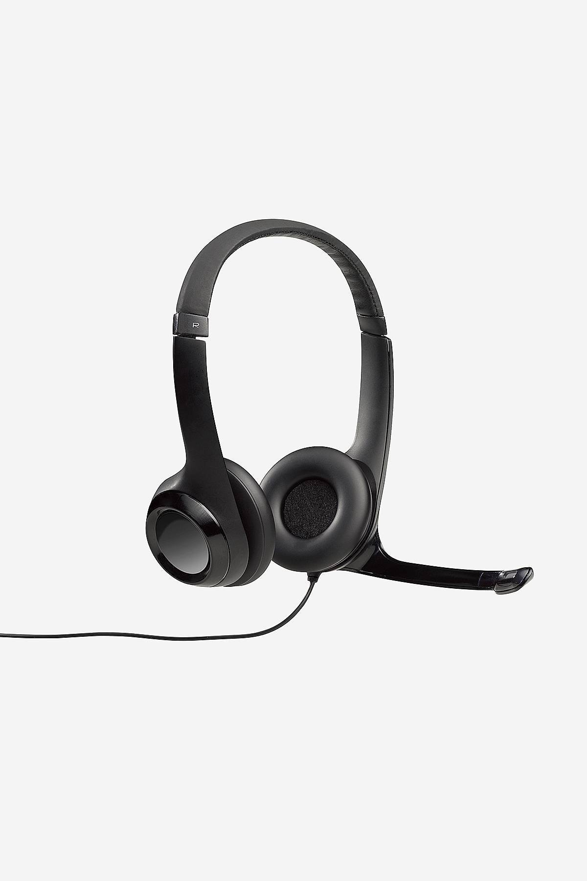 Audífonos con micrófono para PC Logitech H390 Deprati Tienda Online