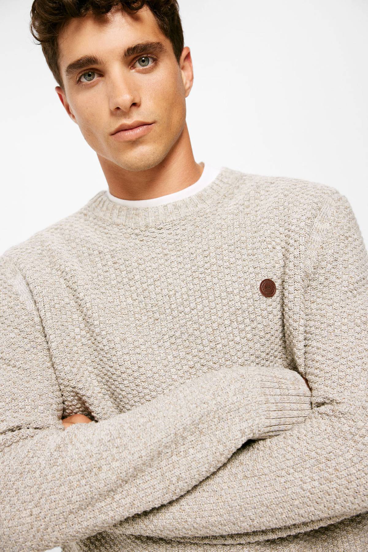 Sweater con Textura Springfield | Deprati Tienda Online