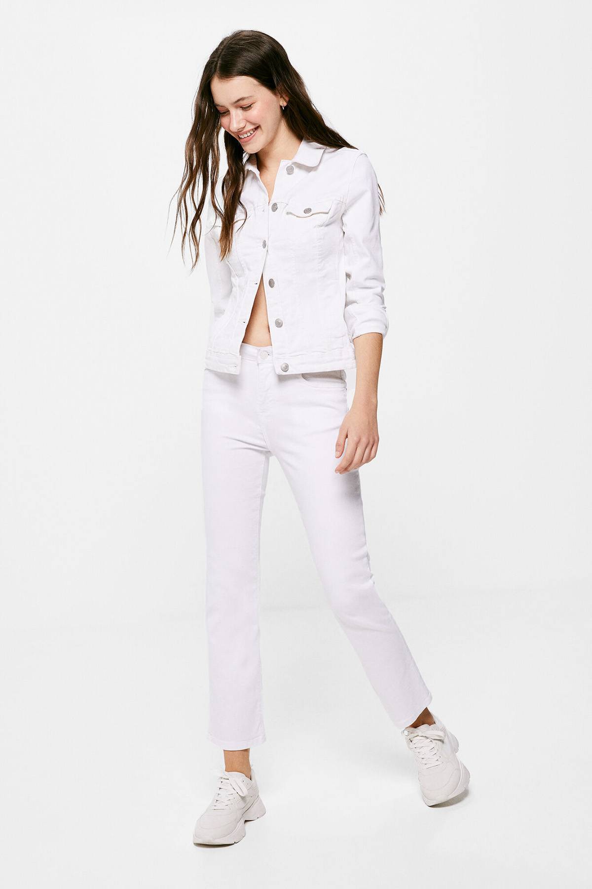 Jeans Springfield Mujer Springfield Jeans Kick Flare Lavado