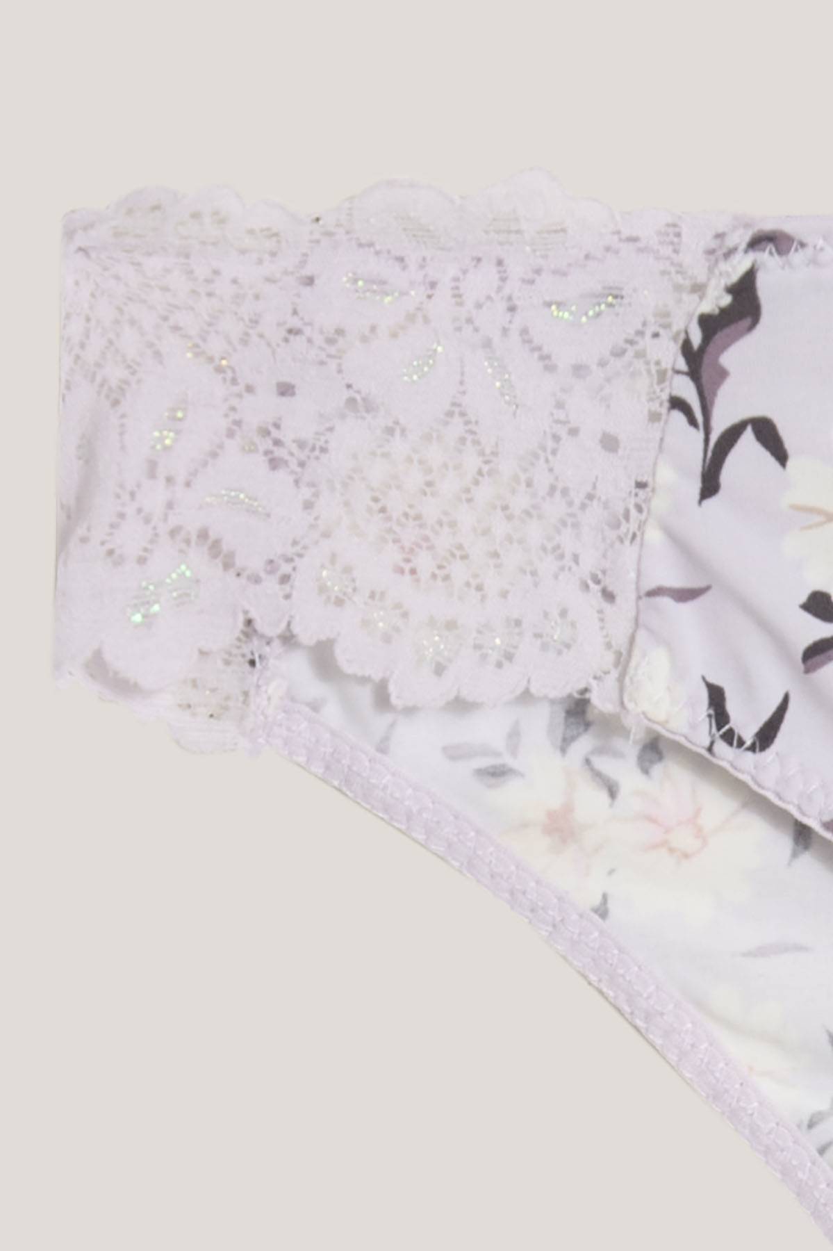 Bikini de Encaje con Prints René Rofé De Prati Tienda Online